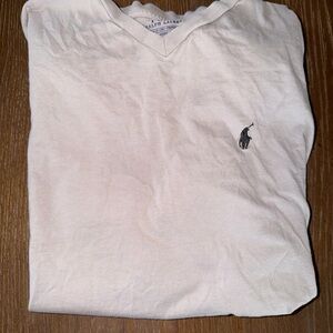 Ralph Lauren Men's Gray V-Neck Shirt